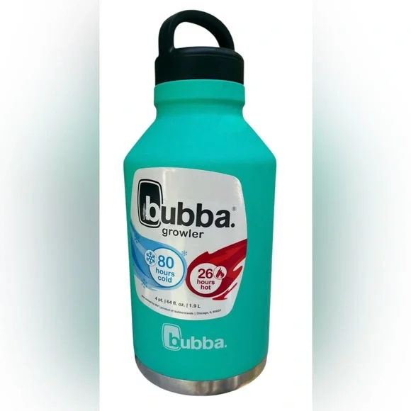 Bubba Growler Wide Mouth 64oz Island Teal. New - Picture 1 of 6